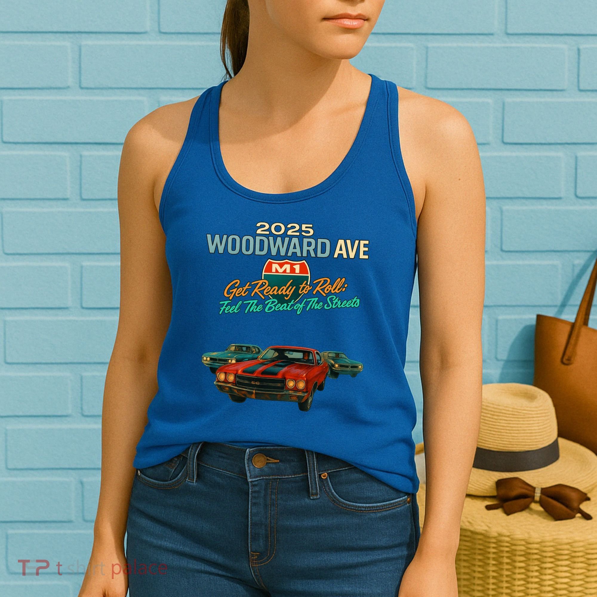 2025 Woodward Ave M1 Get Ready To Roll  Women's Tank Top