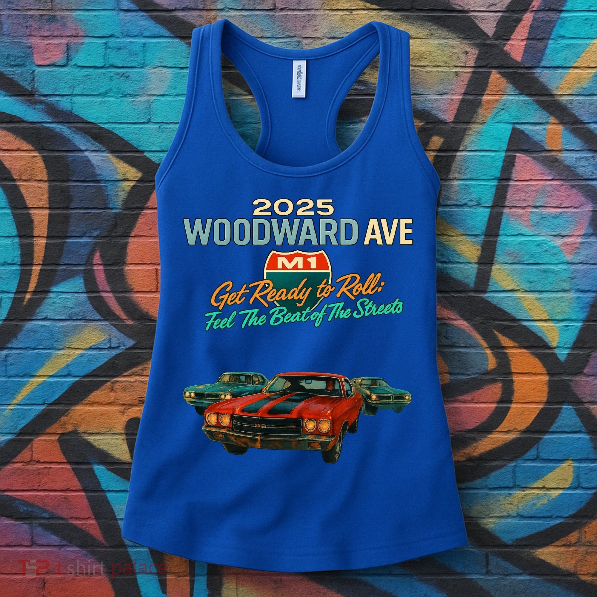 2025 Woodward Ave M1 Get Ready To Roll  Women's Tank Top