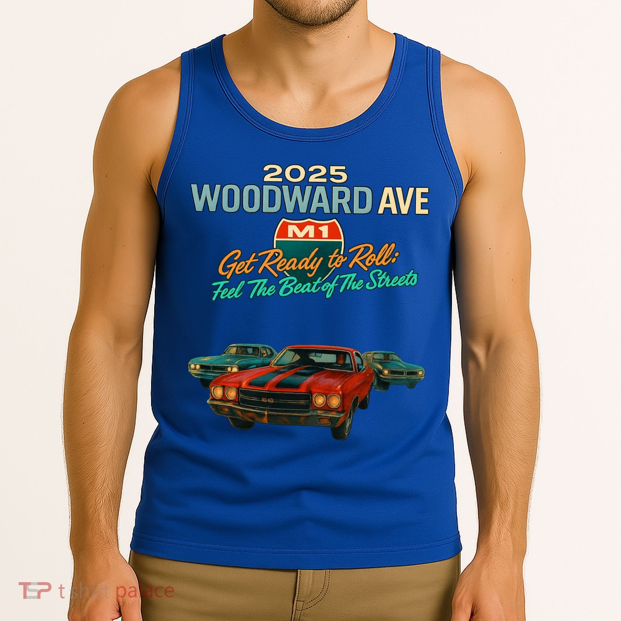 2025 Woodward Ave M1 Get Ready To Roll  Tank Top