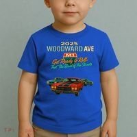 2025 Woodward Ave M1 Get Ready To Roll  Toddler T-Shirt thumb 2