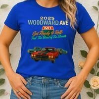 2025 Woodward Ave M1 Get Ready To Roll  Women's T-Shirt thumb 2