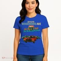 2025 Woodward Ave M1 Get Ready To Roll  Women's T-Shirt thumb 4