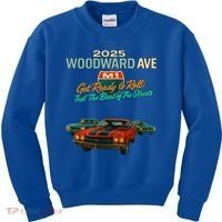 2025 Woodward Ave M1 Get Ready To Roll  Kids Sweatshirt thumb 0