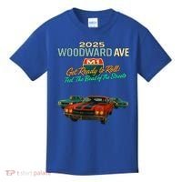 2025 Woodward Ave M1 Get Ready To Roll  Kids T-Shirt thumb 0