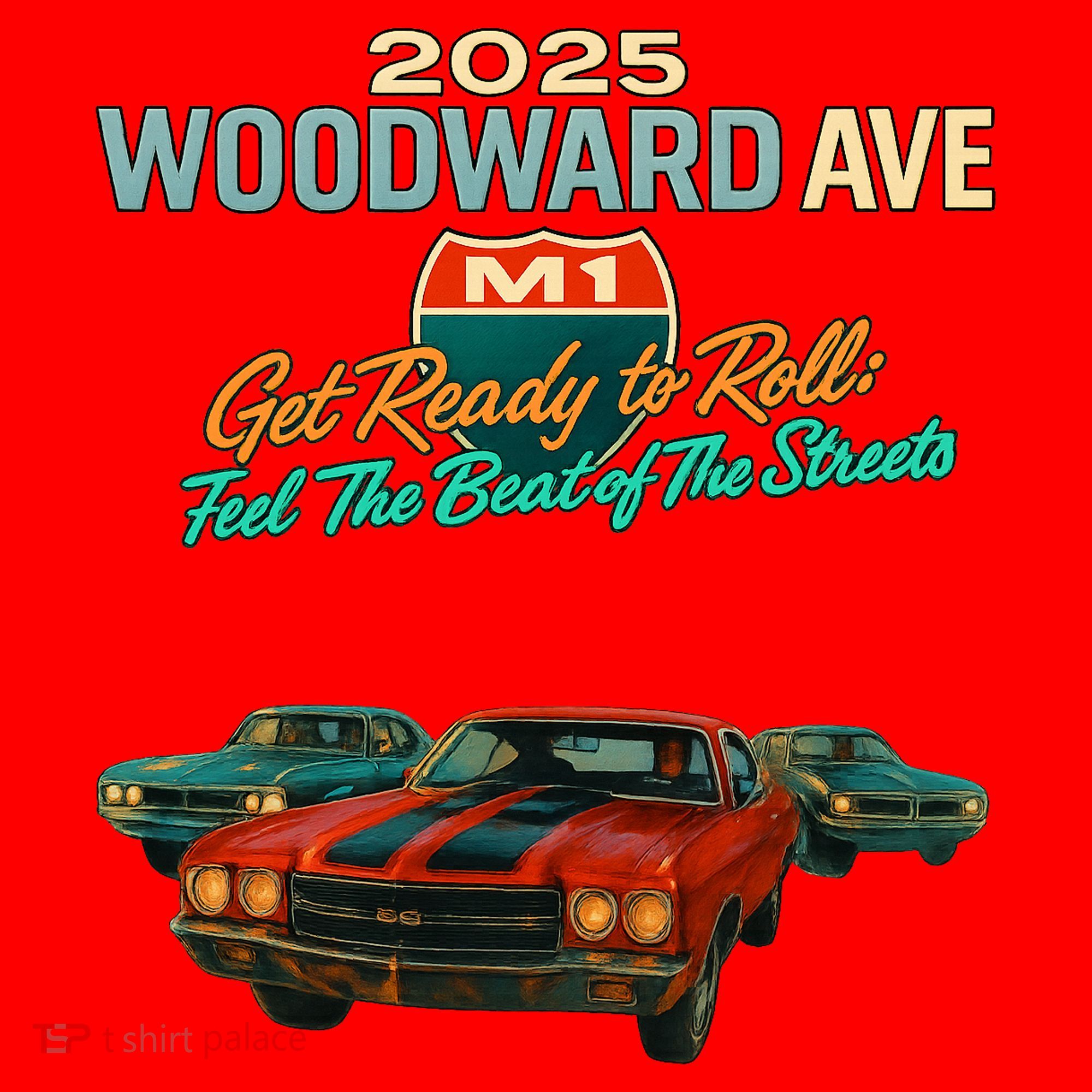 2025 Woodward Ave M1 Get Ready To Roll  Santa Hat
