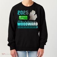 2025 Woodward Ave 30 Years One Legendary Road Map Women's Sweatshirt thumb 0