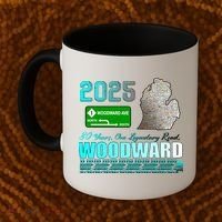 2025 Woodward Ave 30 Years One Legendary Road Map Coffee Mug thumb 2