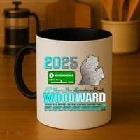 2025 Woodward Ave 30 Years One Legendary Road Map Coffee Mug thumb 4