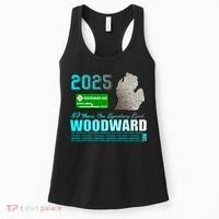 2025 Woodward Ave 30 Years One Legendary Road Map Women's Tank Top thumb 0