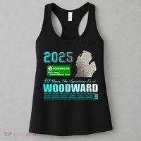 2025 Woodward Ave 30 Years One Legendary Road Map Women's Tank Top thumb 3