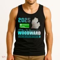 2025 Woodward Ave 30 Years One Legendary Road Map Tank Top thumb 3