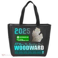 2025 Woodward Ave 30 Years One Legendary Road Map Tote Bag thumb 0