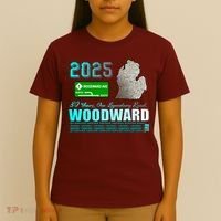 2025 Woodward Ave 30 Years One Legendary Road Map T-Shirt thumb 4
