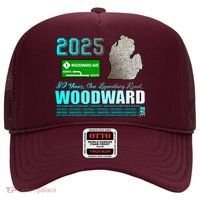 2025 Woodward Ave 30 Years One Legendary Road Map Hat thumb 0