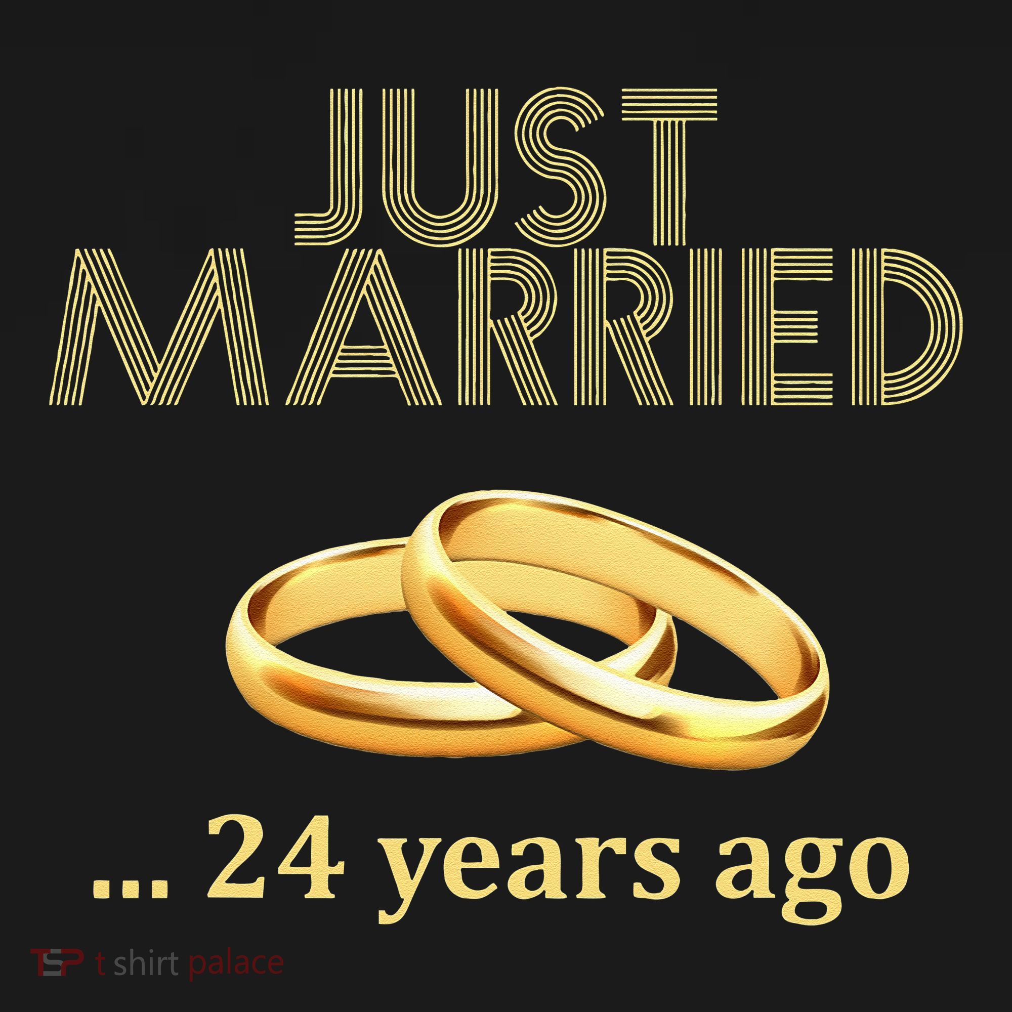 24th Wedding Anniversary Just Married 24 Years Ago Mousepad