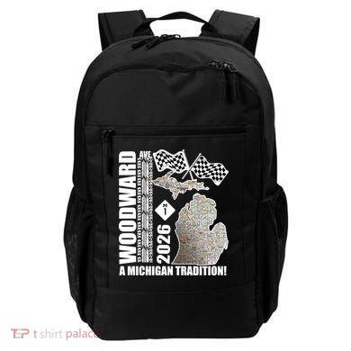 2026 Woodward Ave A Michigan Tradition Map Backpack