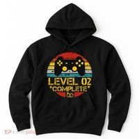 2nd Wedding Anniversary Gift Level 2 Complete Wife Husband Hoodie thumb 0