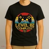 2nd Wedding Anniversary Gift Level 2 Complete Wife Husband T-Shirt thumb 3