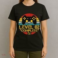 2nd Wedding Anniversary Gift Level 2 Complete Wife Husband T-Shirt thumb 4