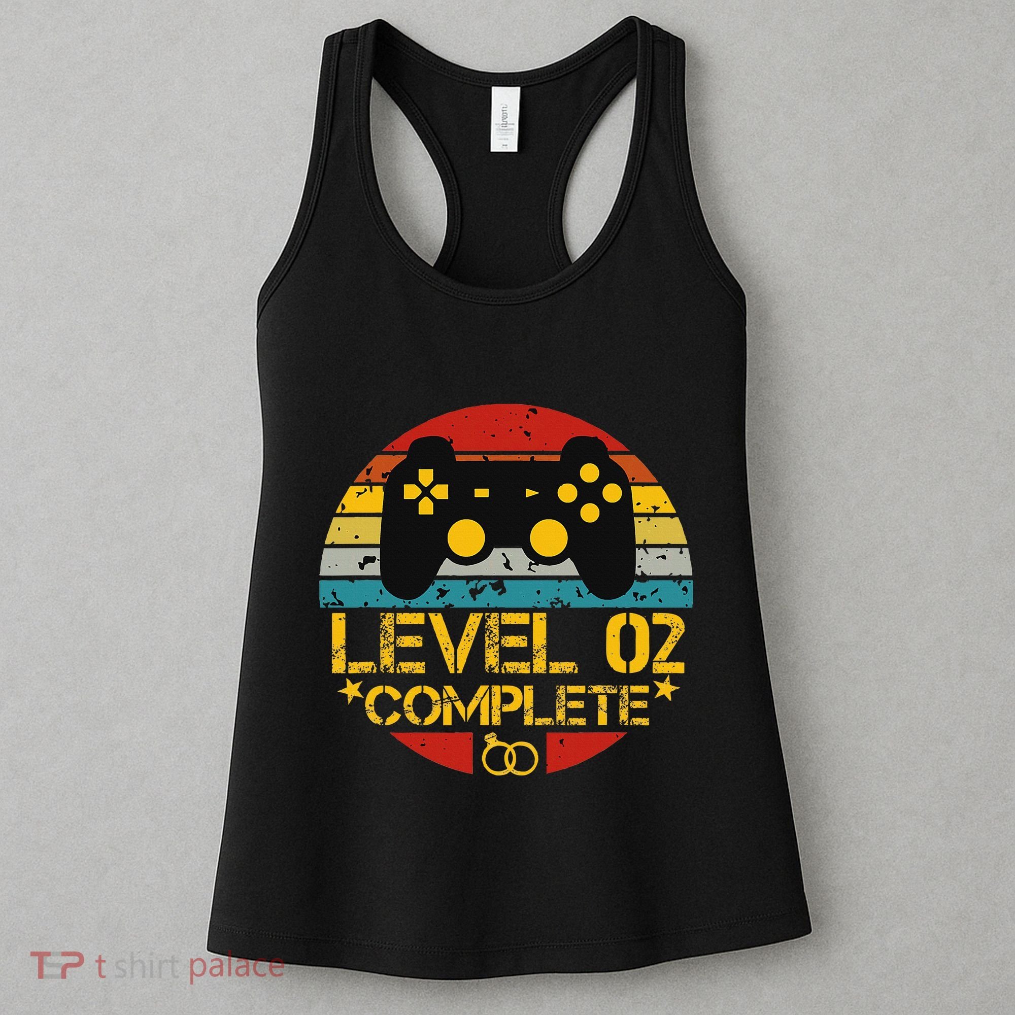 2nd Wedding Anniversary Gift Level 2 Complete Wife Husband Women's Tank Top