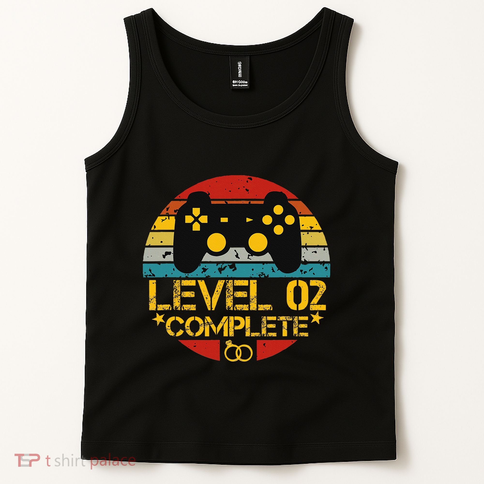 2nd Wedding Anniversary Gift Level 2 Complete Wife Husband Tank Top