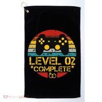 2nd Wedding Anniversary Gift Level 2 Complete Wife Husband Golf Towel thumb 0