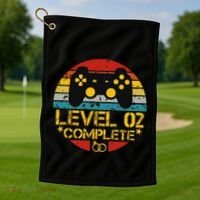 2nd Wedding Anniversary Gift Level 2 Complete Wife Husband Golf Towel thumb 1