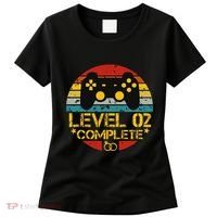 2nd Wedding Anniversary Gift Level 2 Complete Wife Husband Women's T-Shirt thumb 0