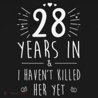 28th Wedding Anniversary For Him & Husband 28 Years Marriage Gift Long Sleeve Shirt thumb 2