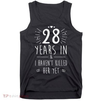 28th Wedding Anniversary For Him & Husband 28 Years Marriage Gift Tank Top