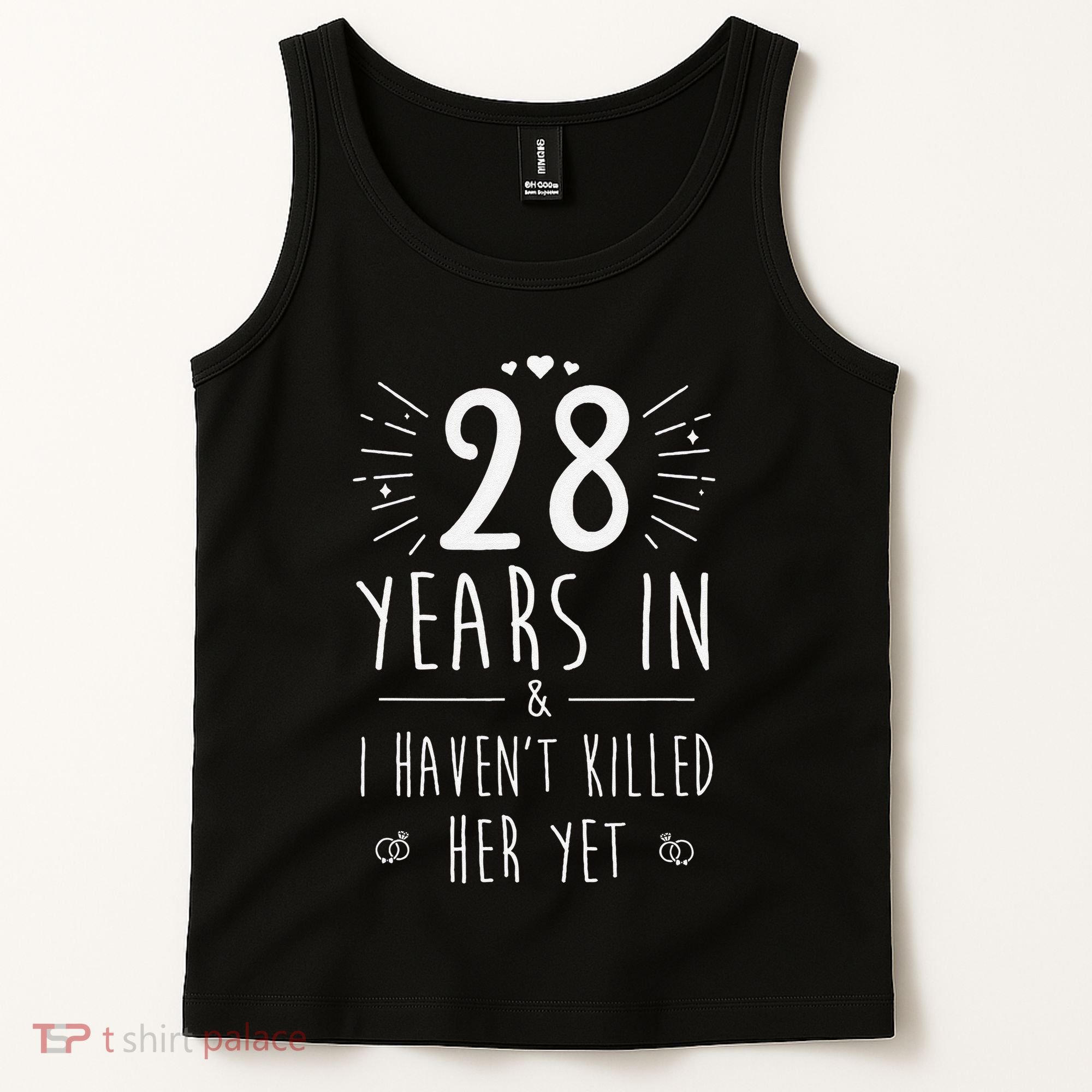 28th Wedding Anniversary For Him & Husband 28 Years Marriage Gift Tank Top