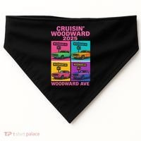 2025 Woodward Ave M1 Car Cruise Pop Art USA-Made Doggie Bandana thumb 0