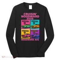 2025 Woodward Ave M1 Car Cruise Pop Art Long Sleeve Shirt thumb 0