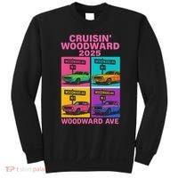 2025 Woodward Ave M1 Car Cruise Pop Art Sweatshirt thumb 0