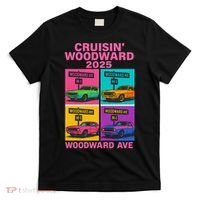 2025 Woodward Ave M1 Car Cruise Pop Art T-Shirt thumb 0