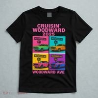2025 Woodward Ave M1 Car Cruise Pop Art T-Shirt thumb 5