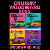 2025 Woodward Ave M1 Car Cruise Pop Art Coffee Mug thumb 5