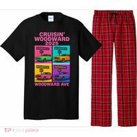 2025 Woodward Ave M1 Car Cruise Pop Art Pajama Set thumb 0