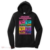 2025 Woodward Ave M1 Car Cruise Pop Art Women's Hoodie thumb 0