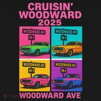 2025 Woodward Ave M1 Car Cruise Pop Art Mousepad thumb 1