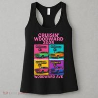 2025 Woodward Ave M1 Car Cruise Pop Art Women's Tank Top thumb 3