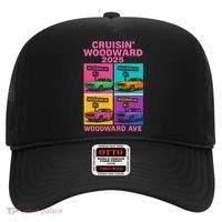 2025 Woodward Ave M1 Car Cruise Pop Art Hat thumb 0