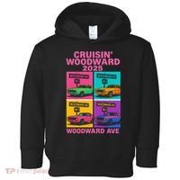 2025 Woodward Ave M1 Car Cruise Pop Art Toddler Hoodie thumb 0