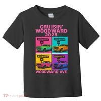 2025 Woodward Ave M1 Car Cruise Pop Art Toddler T-Shirt thumb 0