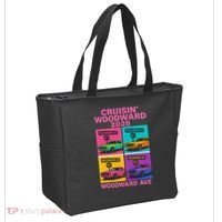 2025 Woodward Ave M1 Car Cruise Pop Art Tote Bag thumb 2