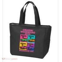 2025 Woodward Ave M1 Car Cruise Pop Art Tote Bag thumb 3
