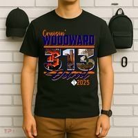 2025 Woodward Ave 313 Cruising Detroit T-Shirt thumb 6