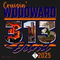 2025 Woodward Ave 313 Cruising Detroit Women's Hoodie thumb 2