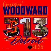 2025 Woodward Ave 313 Cruising Detroit Santa Hat thumb 1