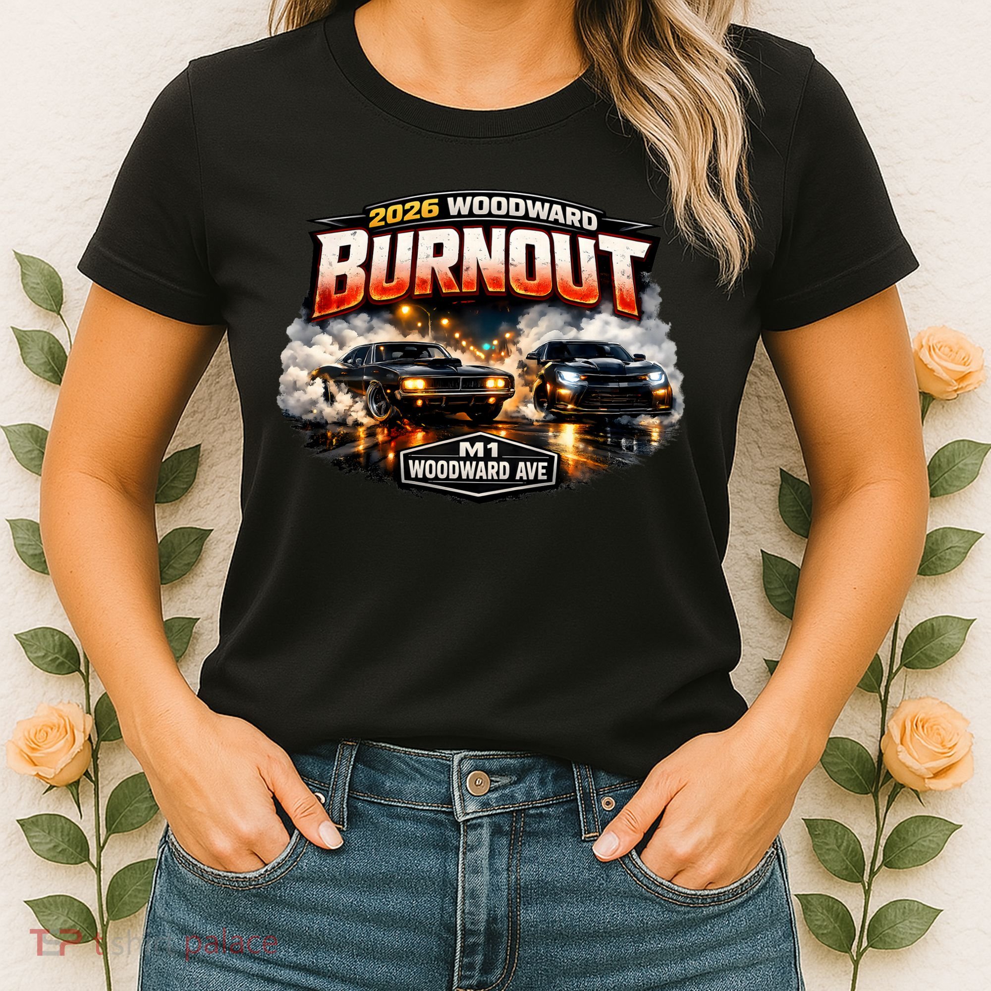 2026 Woodward Burnout M1 Women's T-Shirt